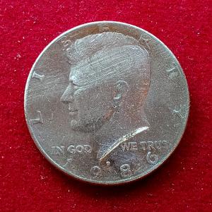 United States 1/2 Dollar "Kennedy Half Dollar" 1986 Coin