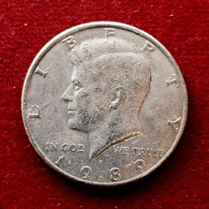 United States 1/2 Dollar "Kennedy Half Dollar" 1989 Coin