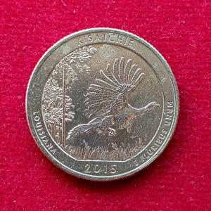 United States 1/4 Dollar "Washington Quarter" Kisatchie National Forest, Louisiana Commemorative Coin  (P - Mint of Philadelphia)