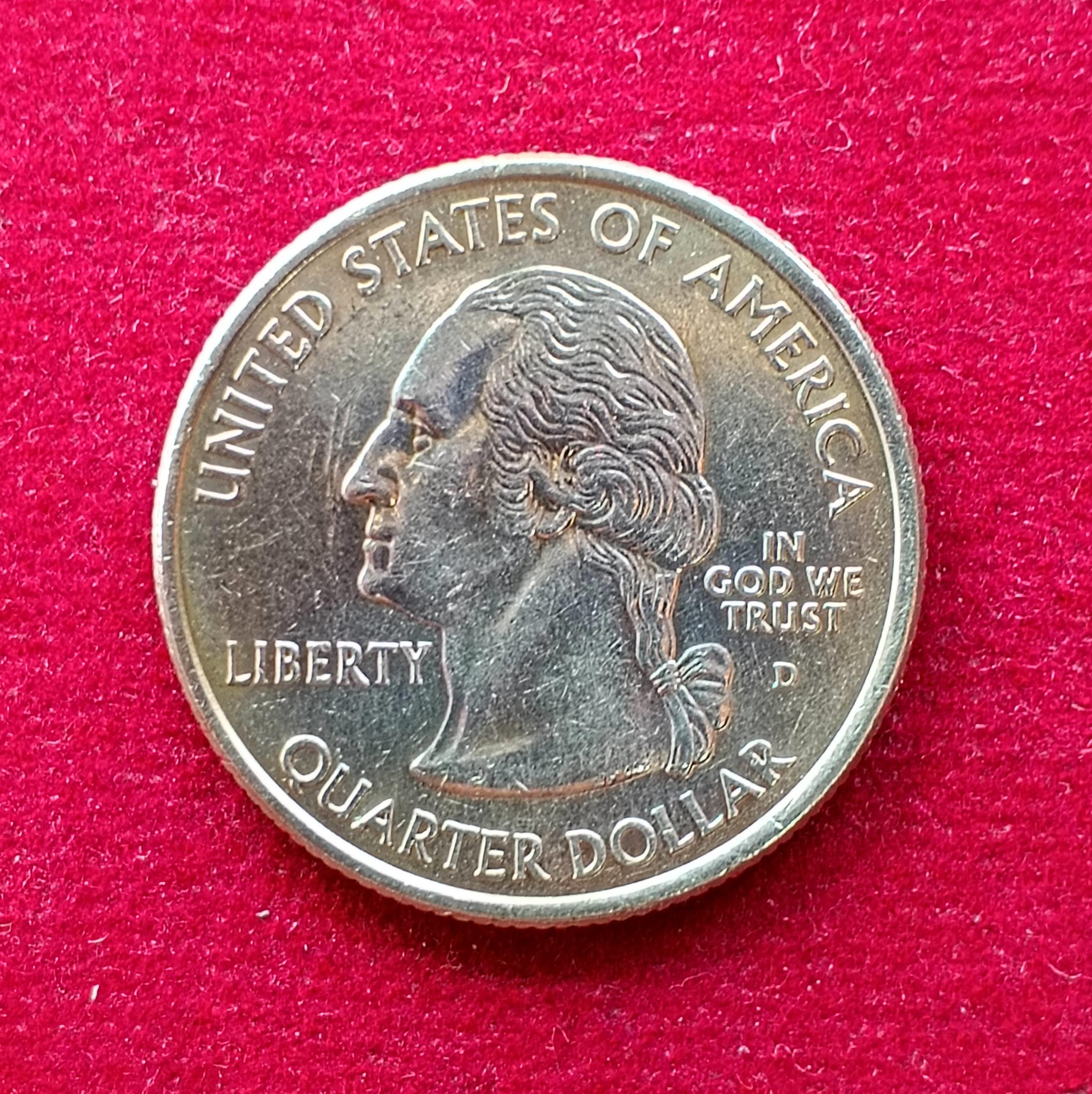 United States 1/4 Dollar "Washington Quarter" Kisatchie National Forest, Louisiana Commemorative Coin  (P - Mint of Philadelphia)