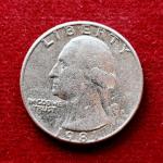 United States 1/4 Dollar "Washington Quarter" 1981 Coin