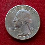 United States 1/4 Dollar "Washington Quarter" 1986  Coin