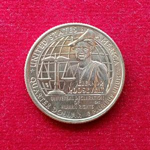 United States 1/4 Dollar "Washington Quarter" Eleanor Roosevelt Commemorative Coin  (P - Mint of Philadelphia)