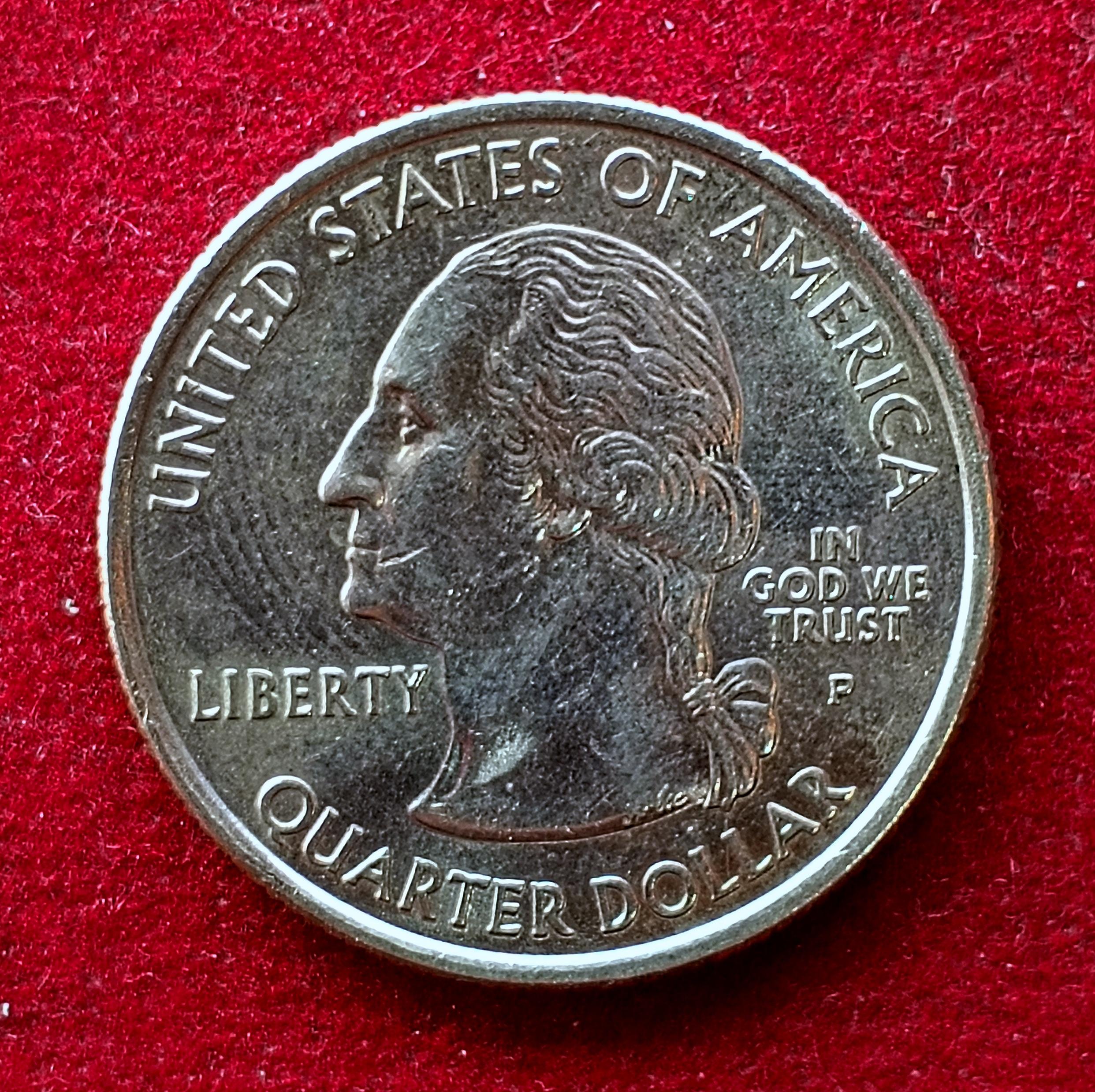 United States 1/4 Dollar "Washington Quarter" Hawaii Commemorative Coin