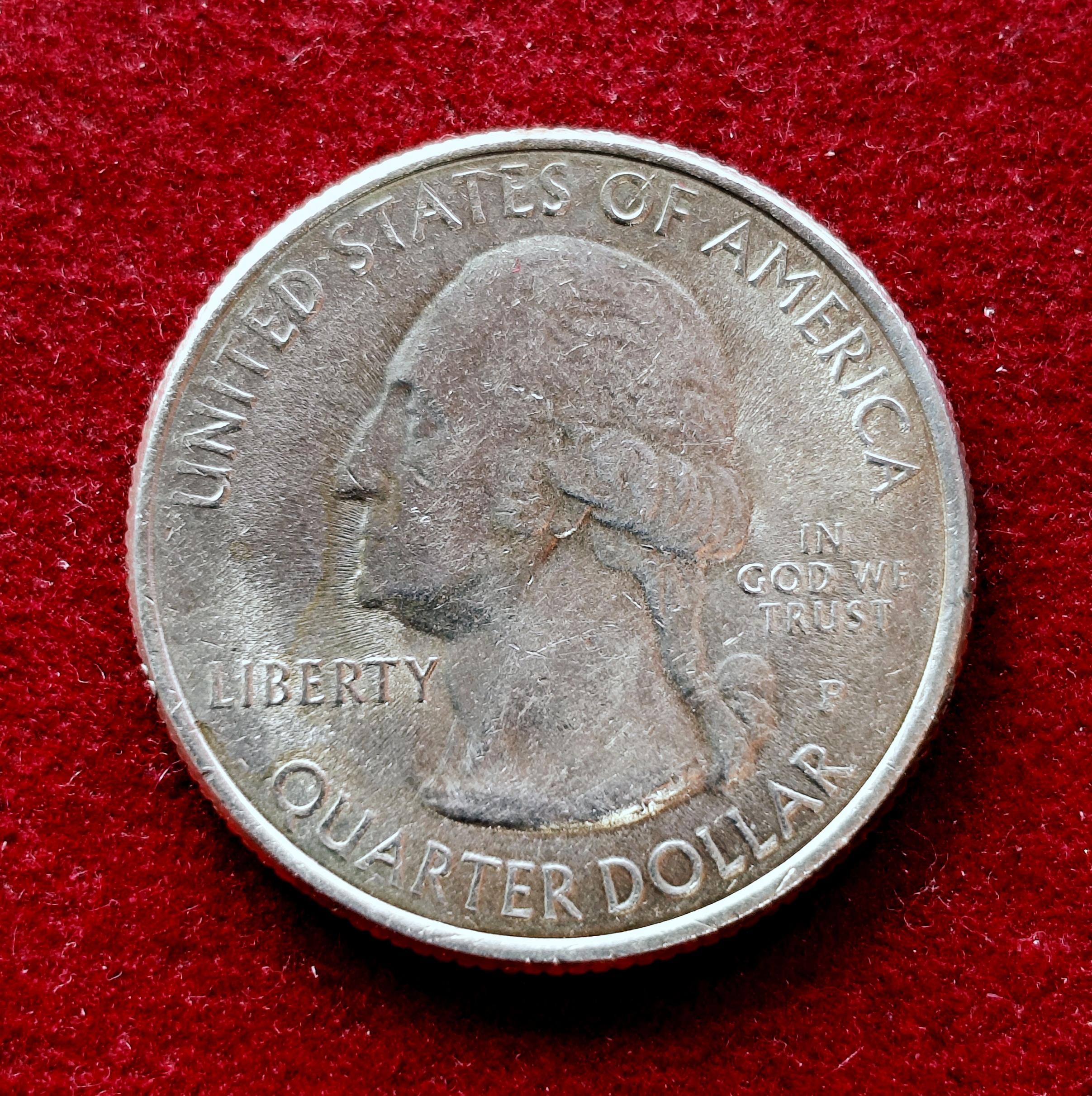 United States 1/4 Dollar "Washington Quarter" Kisatchie National Forest, Louisiana Commemorative Coin  (P - Mint of Philadelphia)