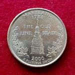 United States 1/4 Dollar "Washington Quarter" Maryland Commemorative Coin  (P - Mint of Philadelphia)