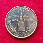 United States 1/4 Dollar "Washington Quarter" Maryland Commemorative Coin  (P - Mint of Philadelphia)