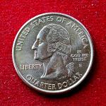 United States 1/4 Dollar "Washington Quarter" Massachusetts Commemorative 2000 Coin