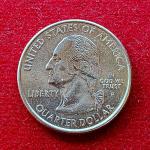 United States 1/4 Dollar "Washington Quarter" Mississippi 2002 Coin (P - Mint of Philadelphia)