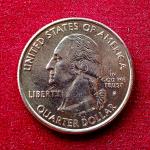 United States 1/4 Dollar "Washington Quarter" Wyoming 2007 Coin