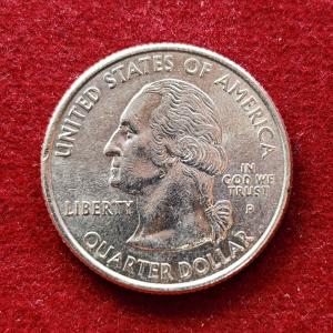 United States of America (USA) 1/4 Dollar "Washington Quarter" Tennessee 2002 Coin (P - Mint of Philadelphia)