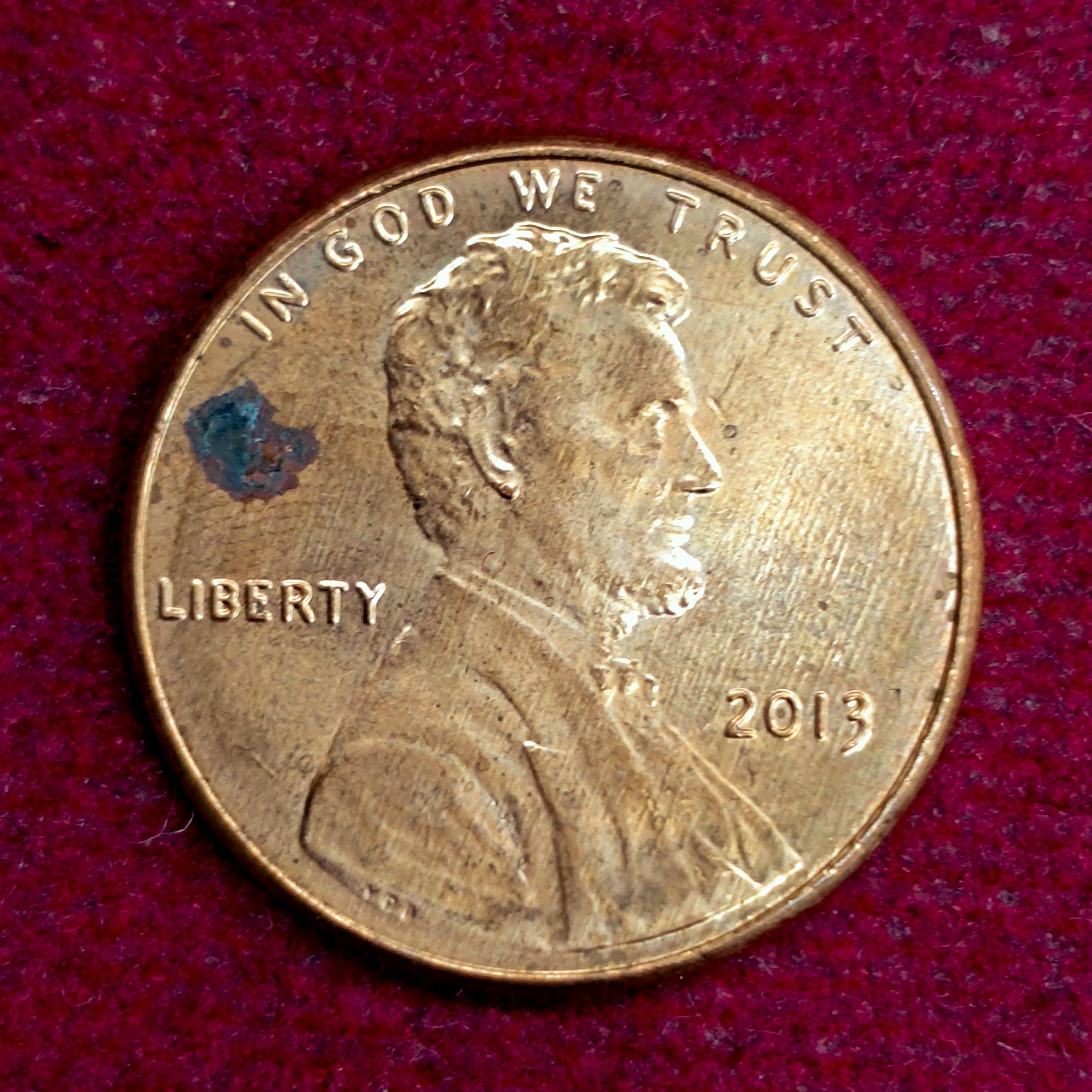 United States (USA) 1 Cent Lincoln Cent Shield Reverse 2013 Coin
