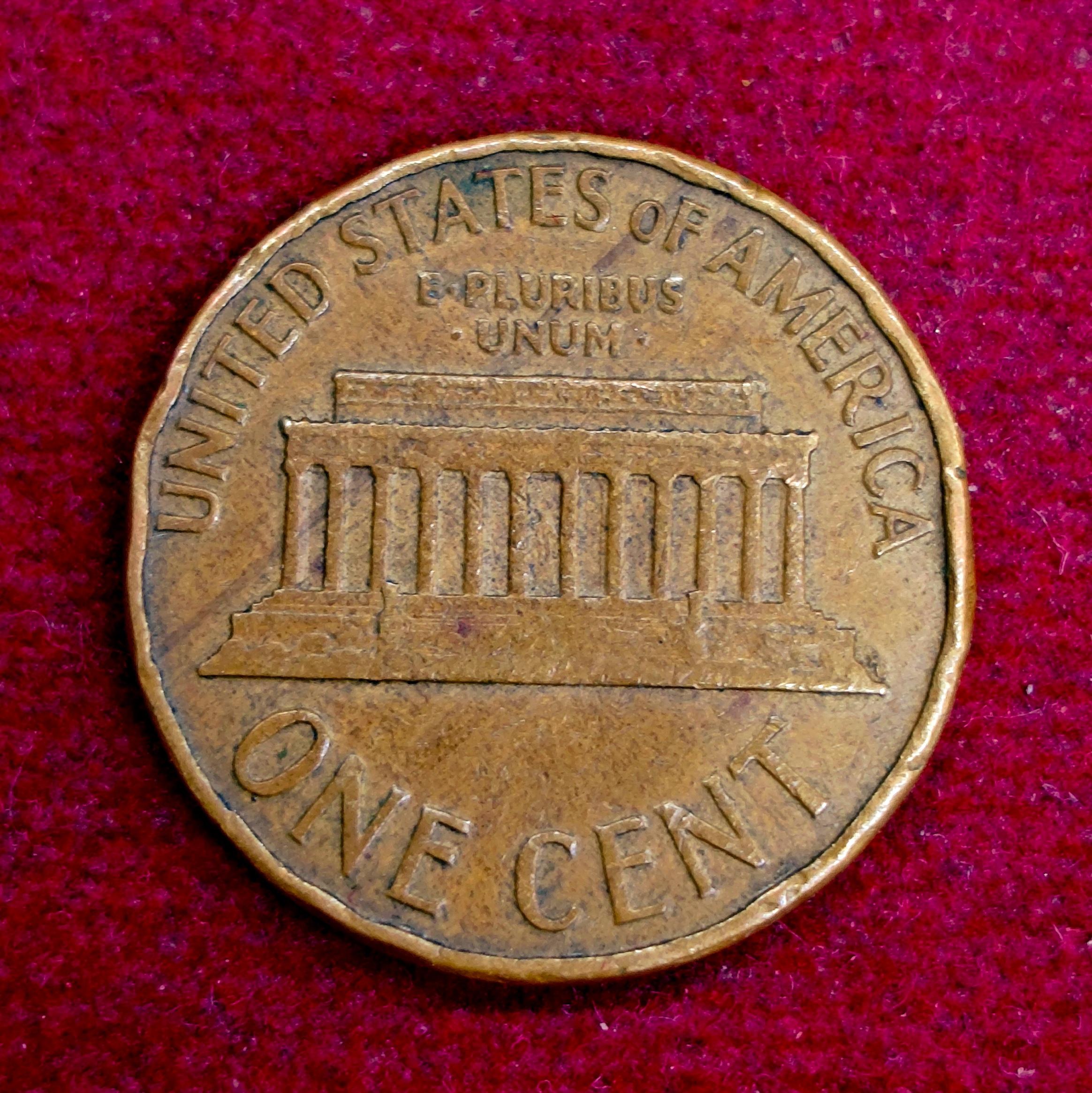 United States (USA) 1 Cent “Lincoln Memorial Cent” 1961 Coin (D - Mint Of Denver)
