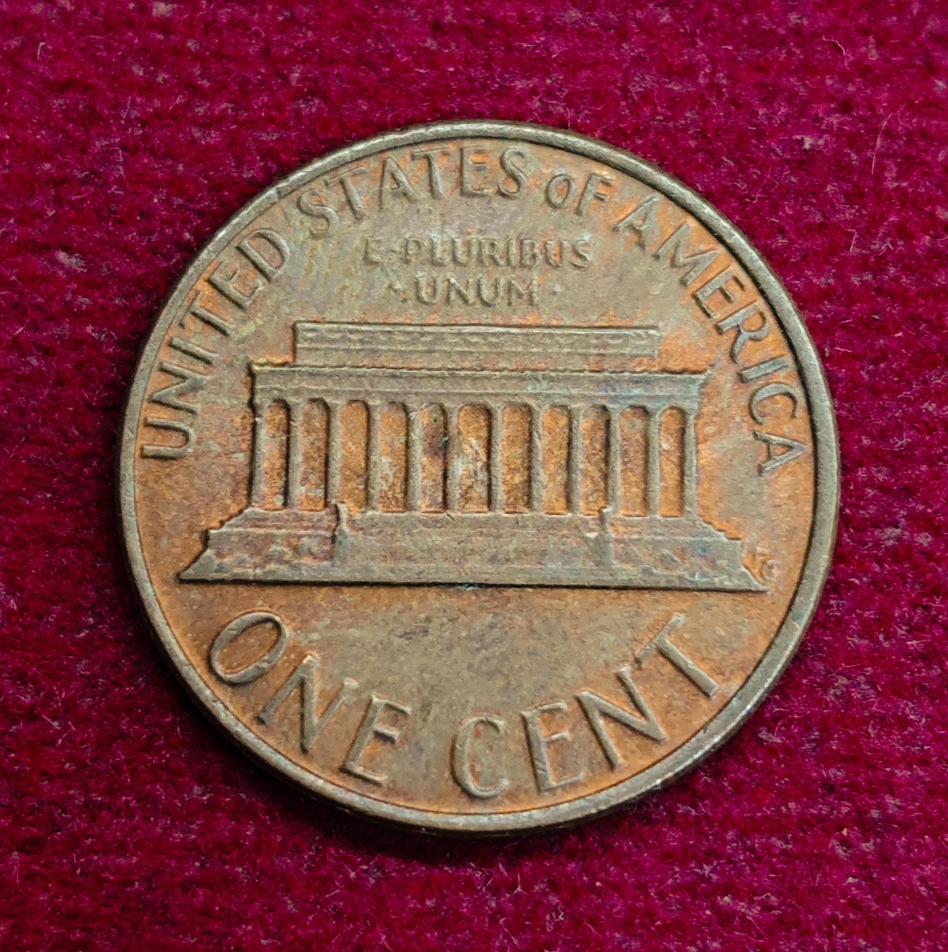United States (USA) 1 Cent “Lincoln Memorial Cent” 1980 Coin