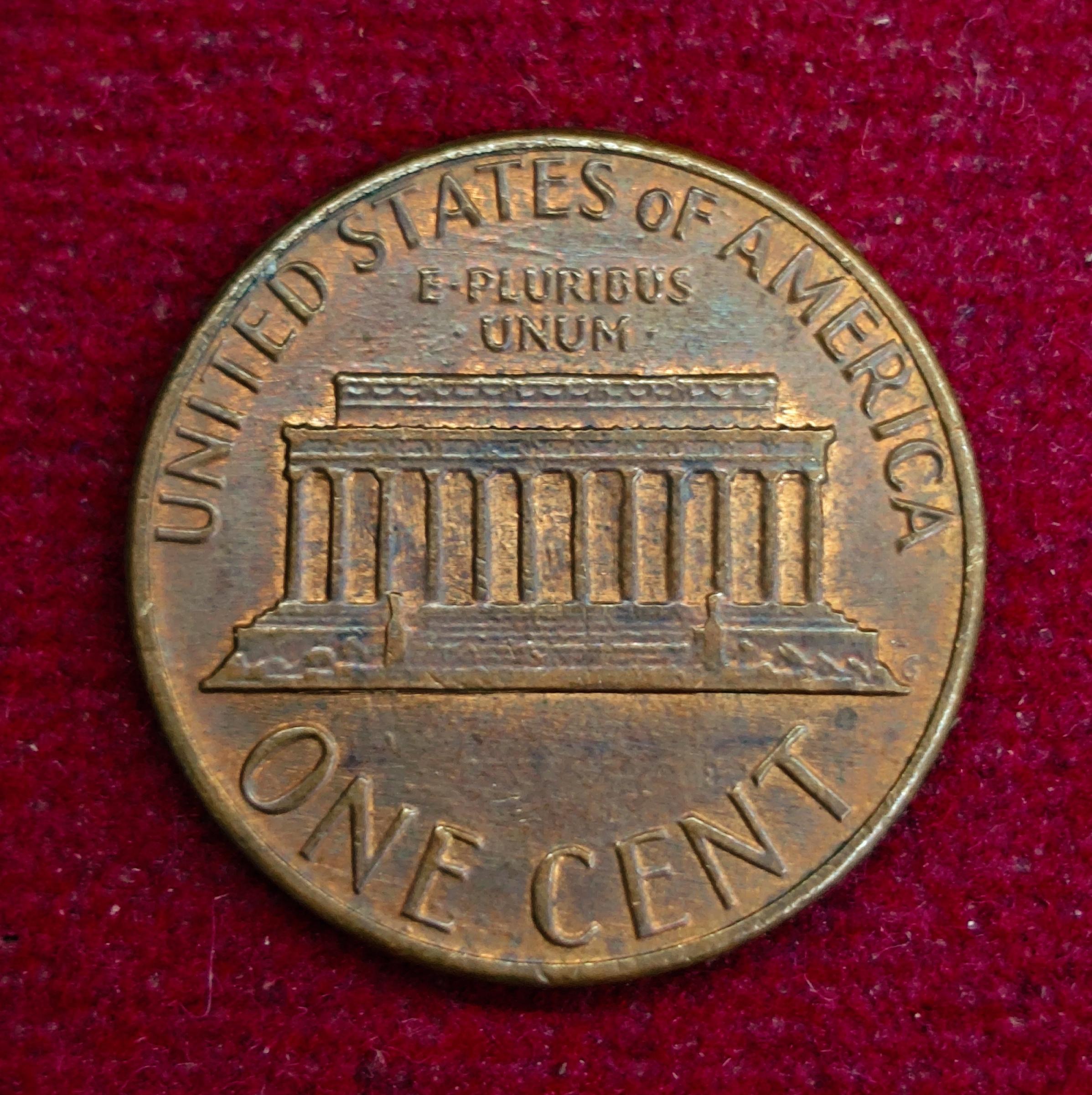 United States (USA) 1 Cent “Lincoln Memorial Cent” 1983 Coin