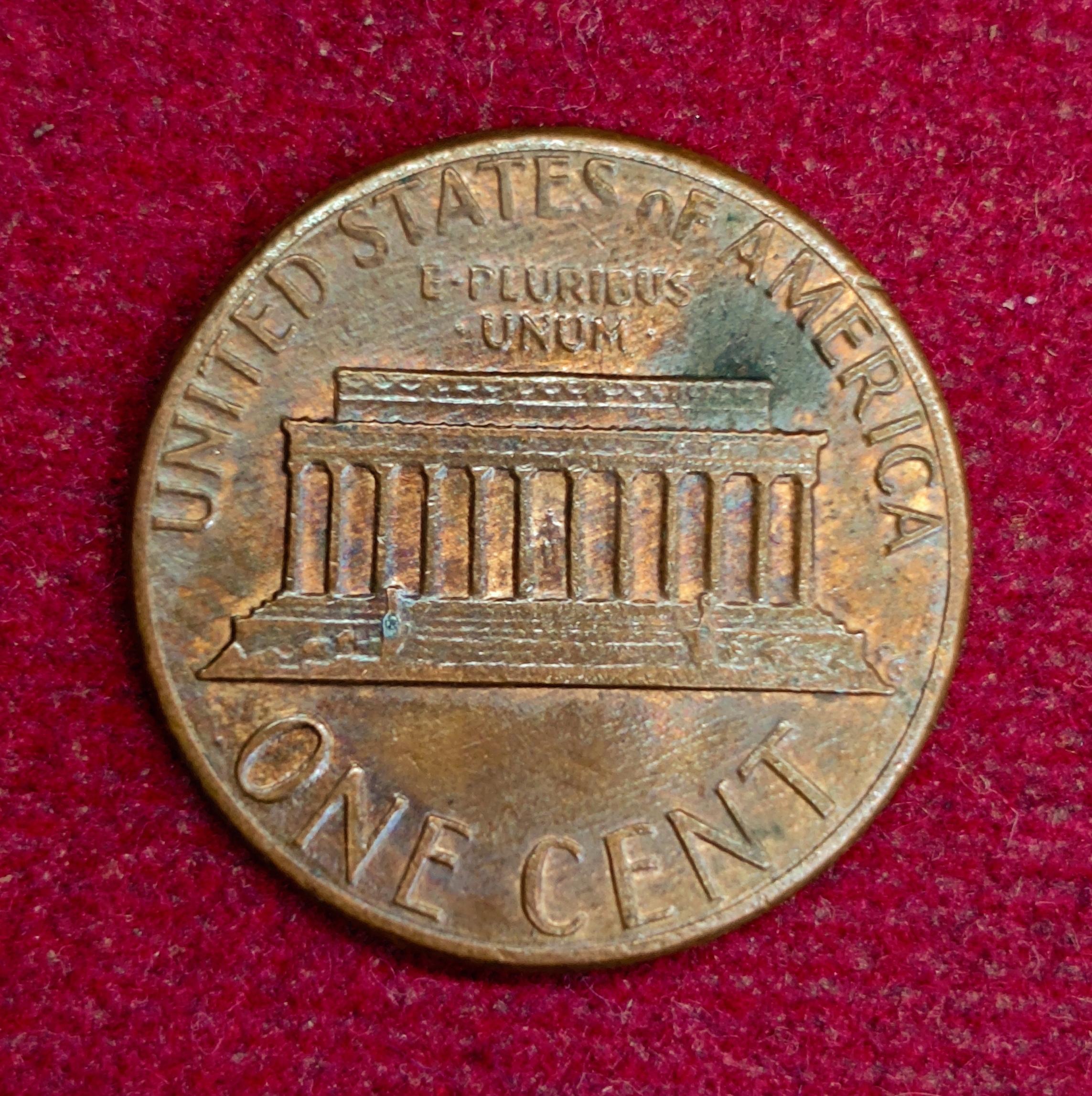 United States (USA) 1 Cent “Lincoln Memorial Cent” 1985 Coin