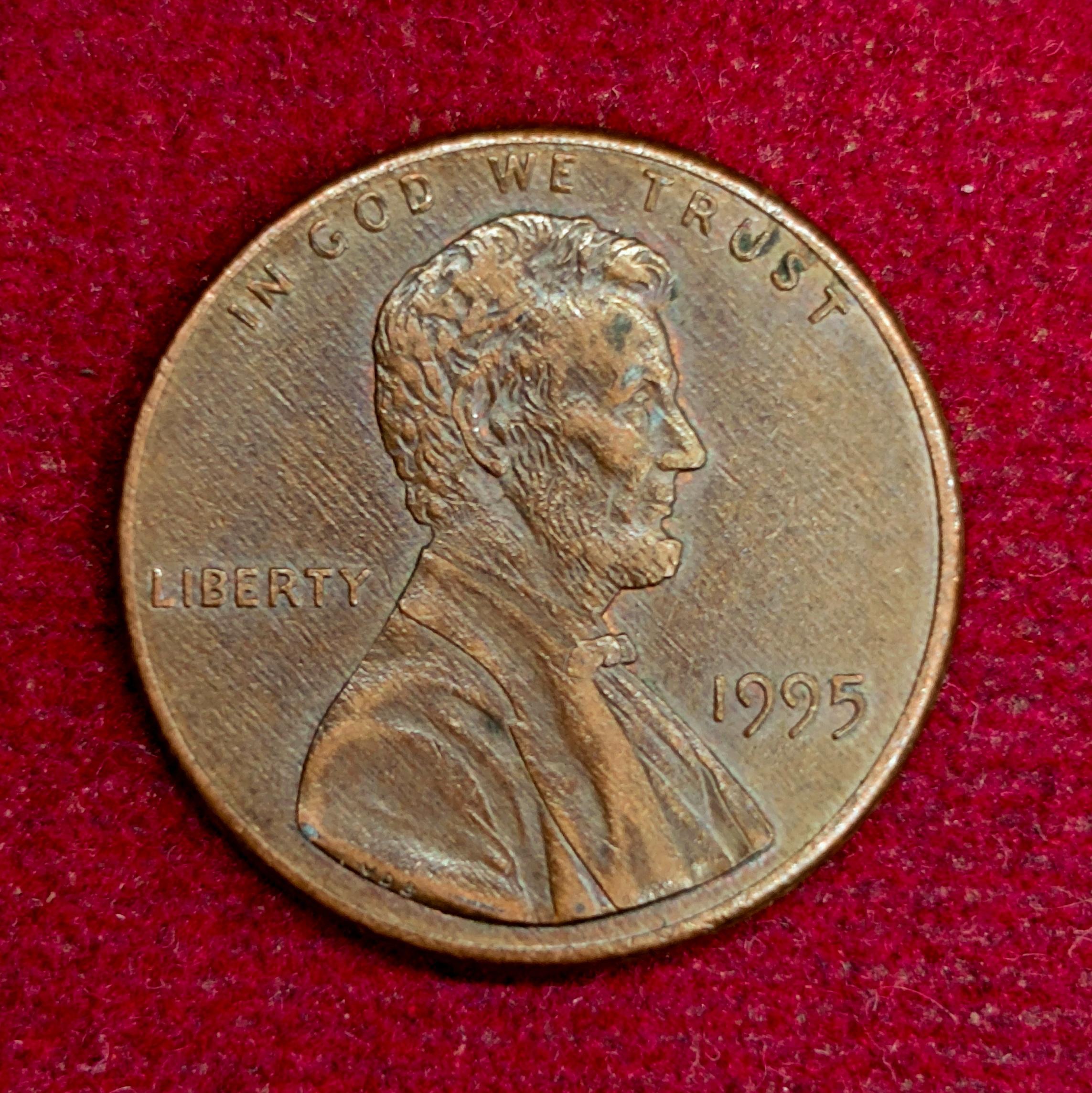 United States (USA) 1 Cent “Lincoln Memorial Cent” 1995 Coin