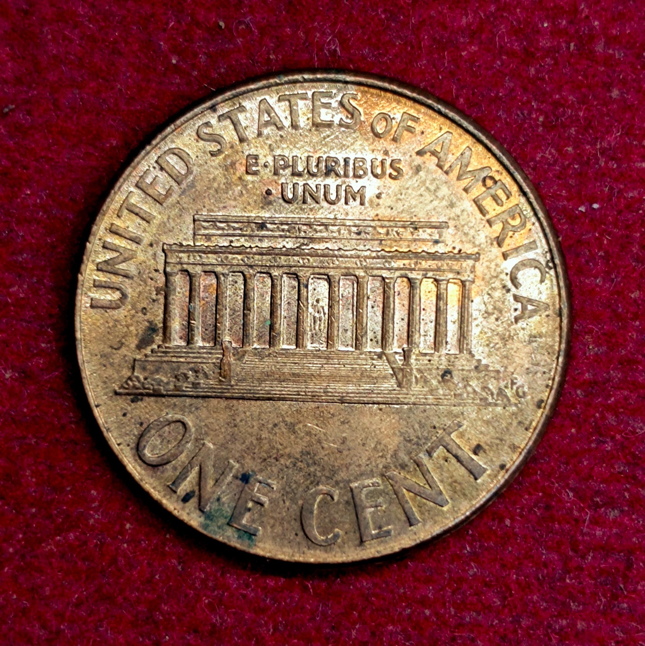 United States (USA) 1 Cent “Lincoln Memorial Cent” 2008 Coin (D - Mint Of Denver)