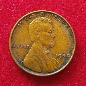 United States (USA) 1 Cent Lincoln Wheat Ears Reverse 1940 Coin