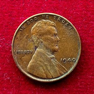 United States (USA) 1 Cent Lincoln Wheat Ears Reverse 1940 Coin