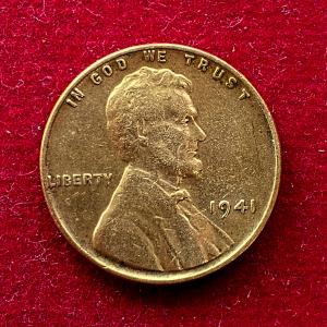 United States (USA) 1 Cent Lincoln Wheat Ears Reverse 1941 Coin