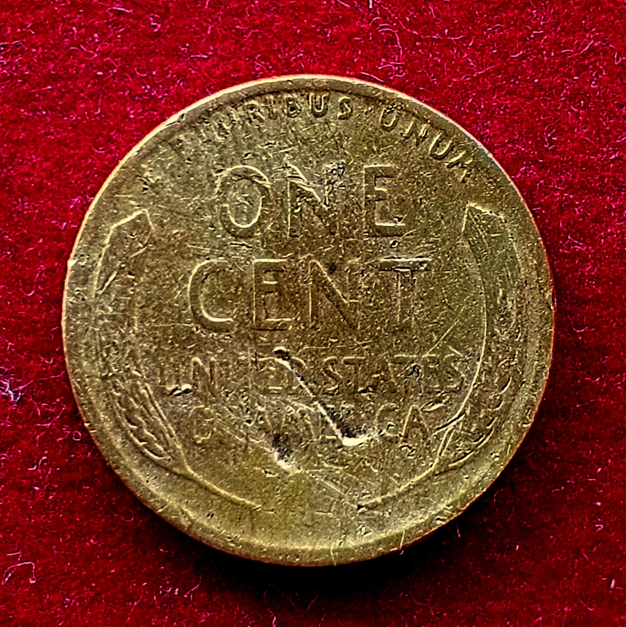 United States (USA) 1 Cent Lincoln Wheat Ears Reverse 1942 Coin