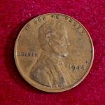 United States (USA) 1 Cent Lincoln Wheat Ears Reverse 1944 Coin