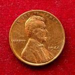 United States (USA) 1 Cent Lincoln Wheat Ears Reverse 1944 Coin