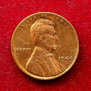 United States (USA) 1 Cent Lincoln Wheat Ears Reverse 1944 Coin