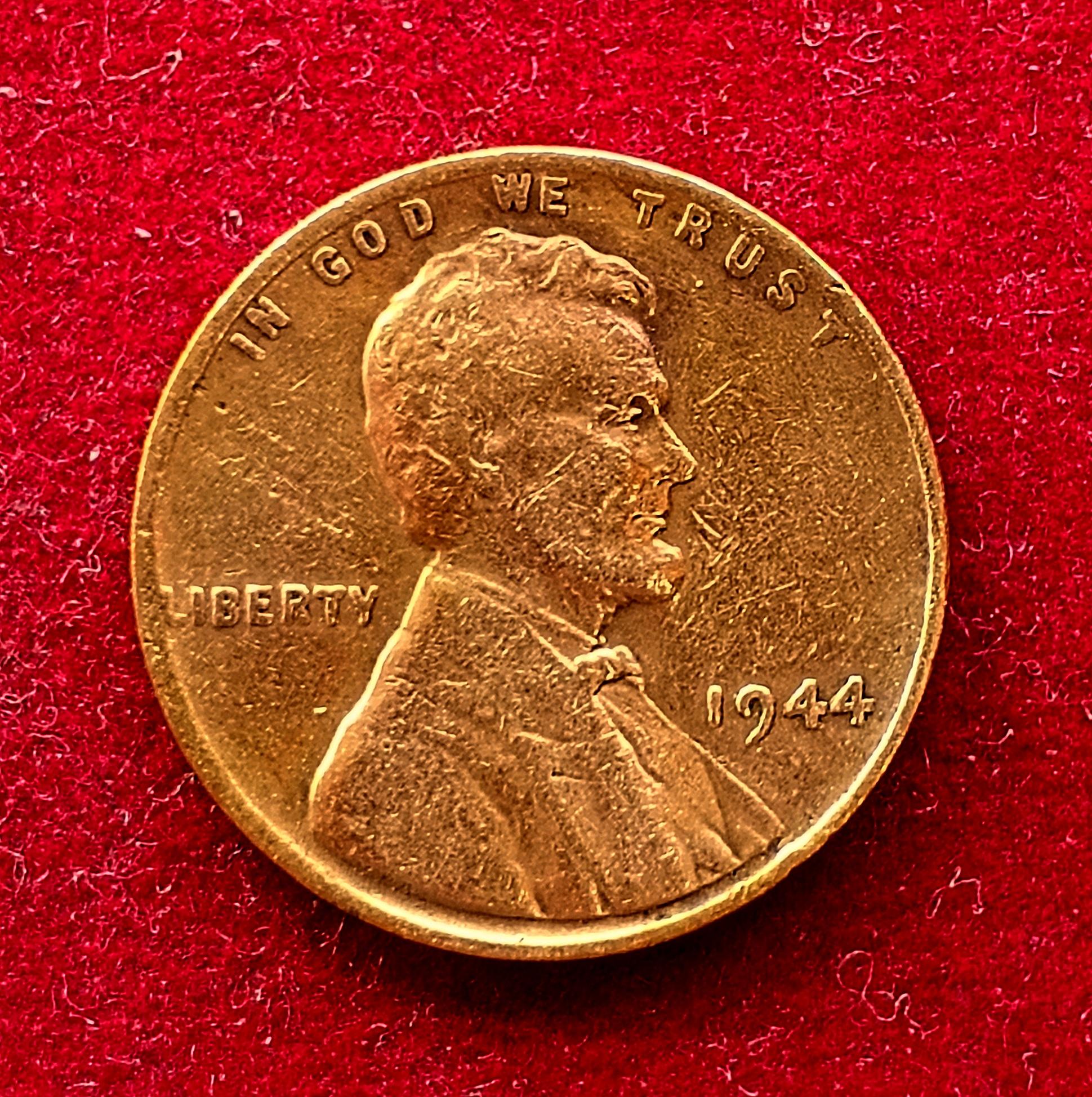 United States (USA) 1 Cent Lincoln Wheat Ears Reverse 1944 Coin