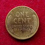 United States (USA) 1 Cent Lincoln Wheat Ears Reverse 1944 Coin