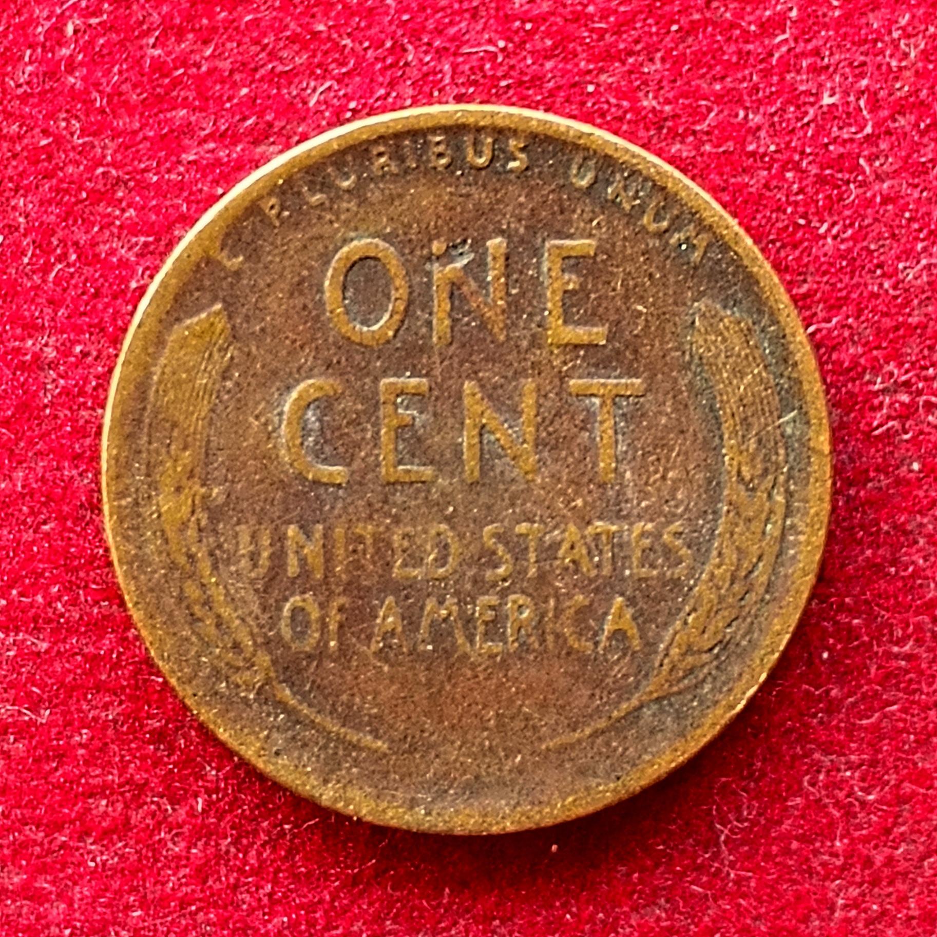 United States (USA) 1 Cent Lincoln Wheat Ears Reverse 1945 Coin (S - San Francisco Mint)