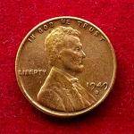 United States (USA) 1 Cent Lincoln Wheat Ears Reverse 1949 Coin (D - Mint of Denver)