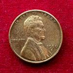 United States (USA) 1 Cent Lincoln Wheat Ears Reverse 1950 Coin (S - Mint Of San Francisco)