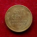 United States (USA) 1 Cent Lincoln Wheat Ears Reverse 1950 Coin (S - Mint Of San Francisco)