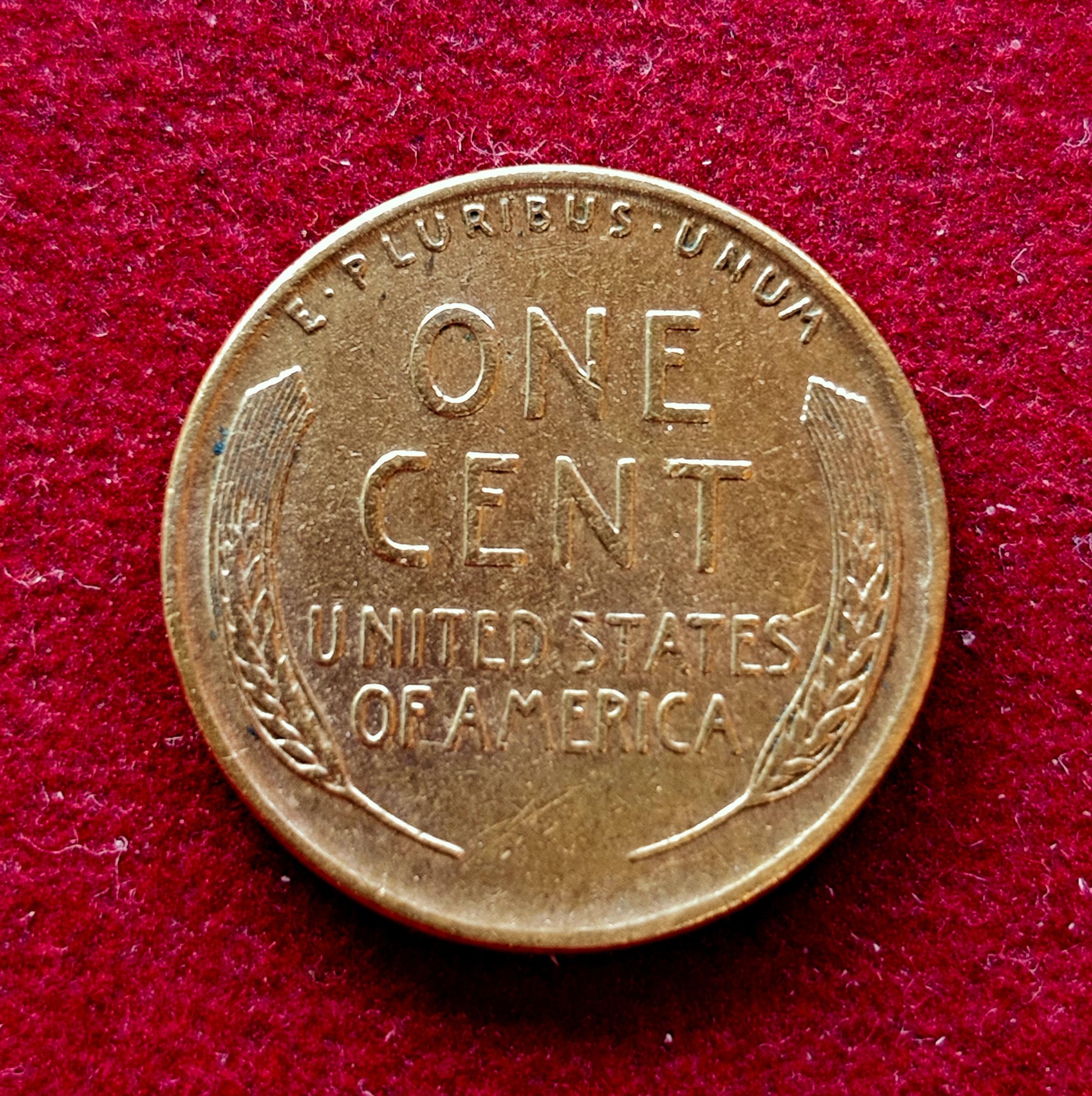 United States (USA) 1 Cent Lincoln Wheat Ears Reverse 1951 Coin (D - Mint of Denver)