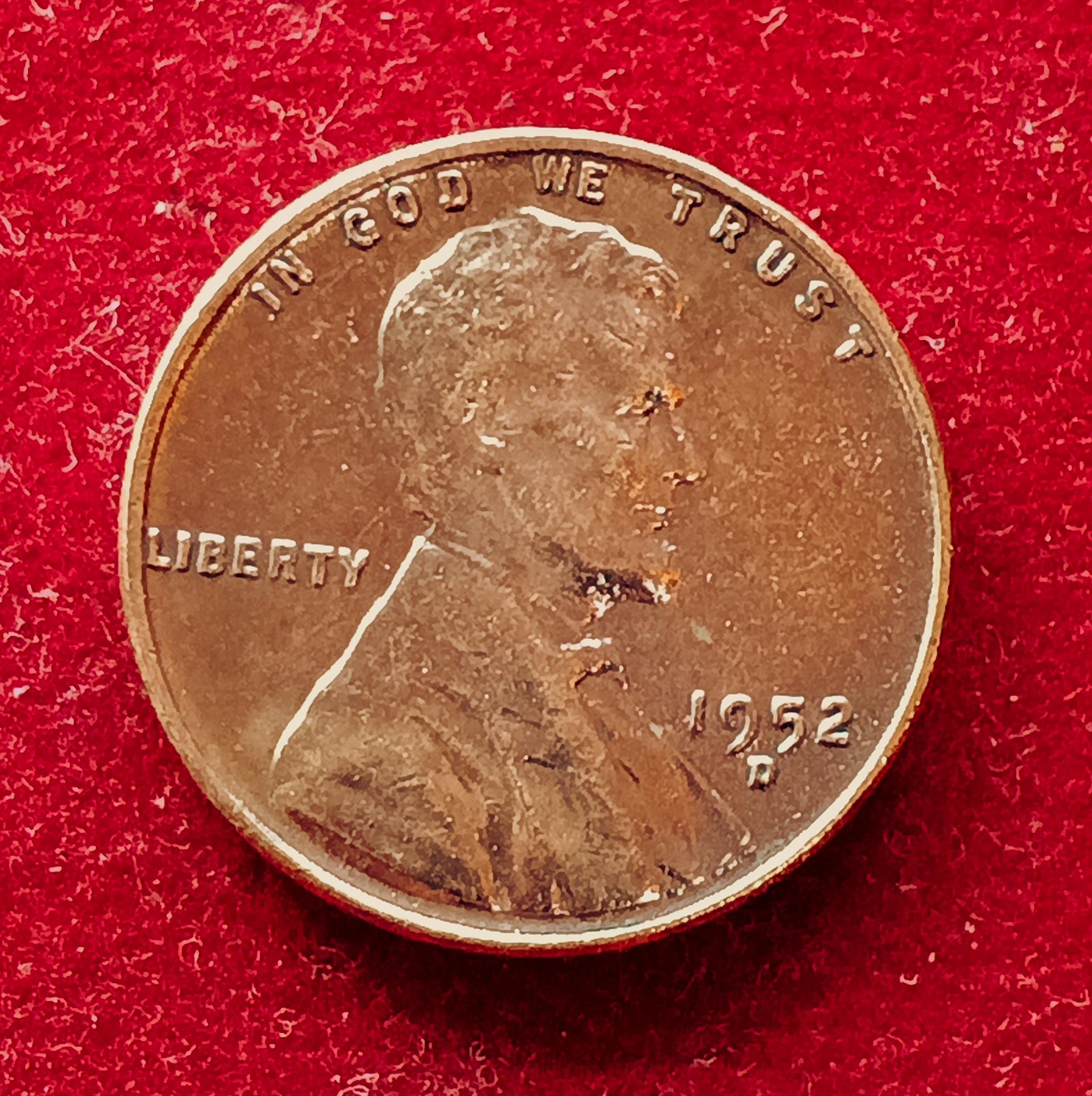 United States (USA) 1 Cent Lincoln Wheat Ears Reverse 1952 Coin