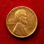 United States (USA) 1 Cent Lincoln Wheat Ears Reverse 1952 Coin
