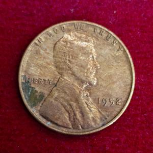 United States (USA) 1 Cent Lincoln Wheat Ears Reverse 1952 Coin