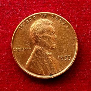 United States (USA) 1 Cent Lincoln Wheat Ears Reverse 1953 Coin