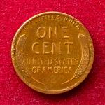United States (USA) 1 Cent Lincoln Wheat Ears Reverse 1954 Coin (D - Mint of Denver)