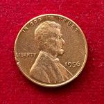 United States (USA) 1 Cent Lincoln Wheat Ears Reverse 1956 Coin