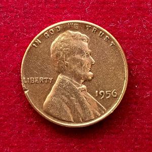 United States (USA) 1 Cent Lincoln Wheat Ears Reverse 1956 Coin