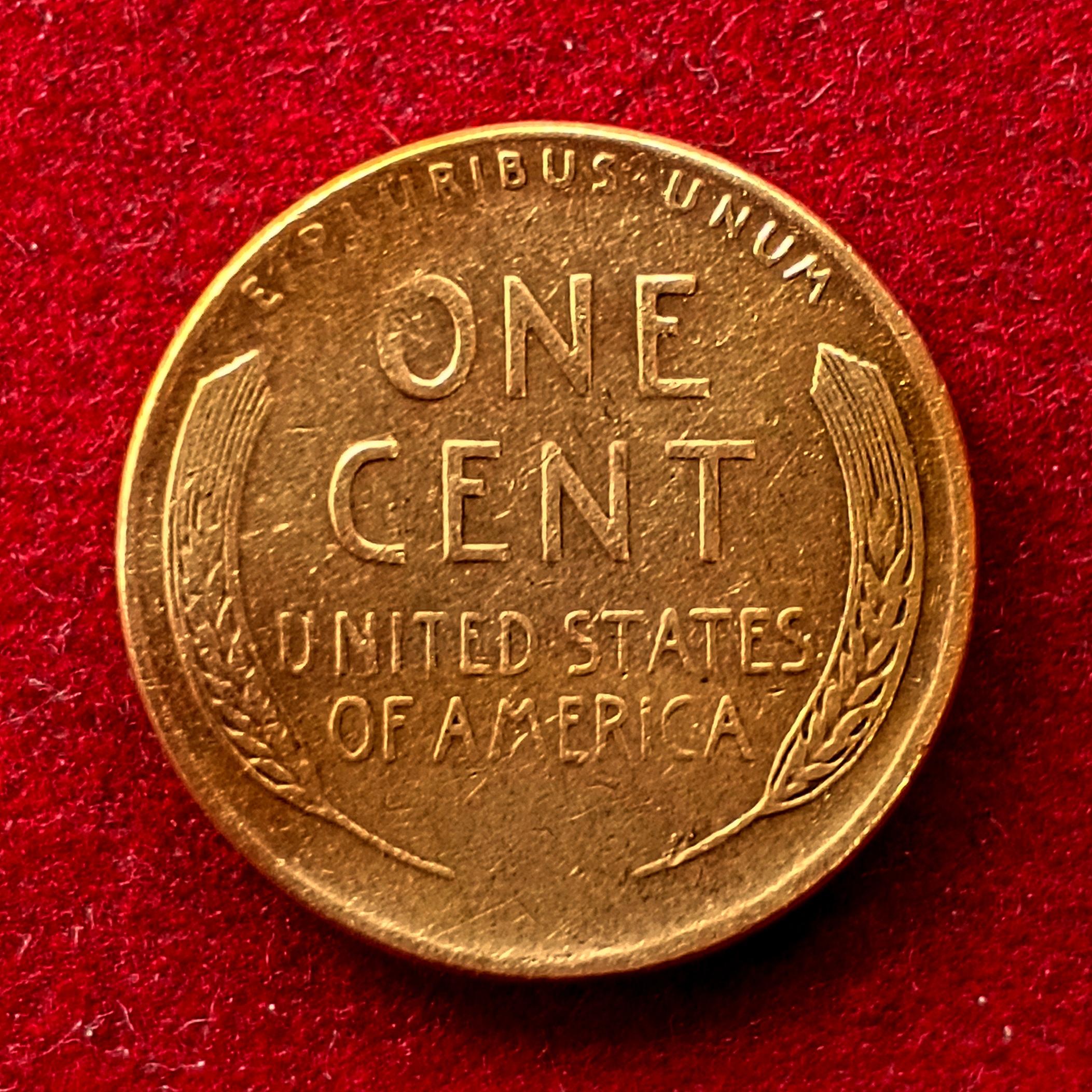 United States (USA) 1 Cent Lincoln Wheat Ears Reverse 1958 Coin (D - Mint of Denver)