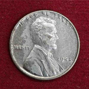 United States (USA) 1 Cent “Steel Cent” 1943 Coin