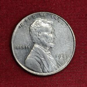 United States (USA) 1 Cent “Steel Cent” 1943 Coin