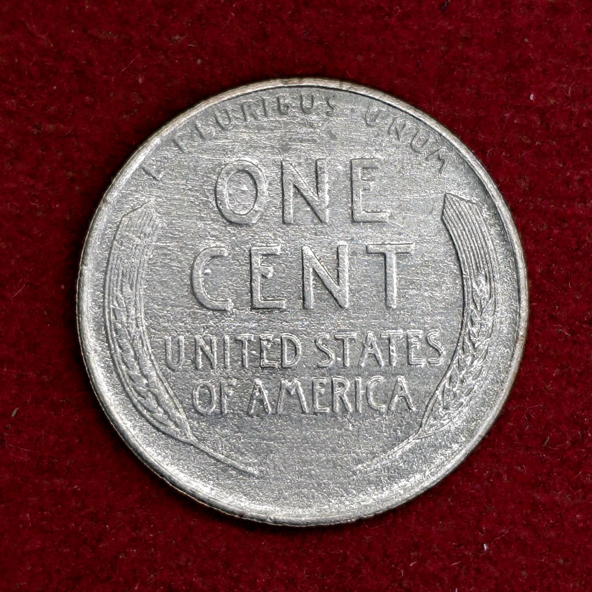 United States (USA) 1 Cent “Steel Cent” 1943 Coin