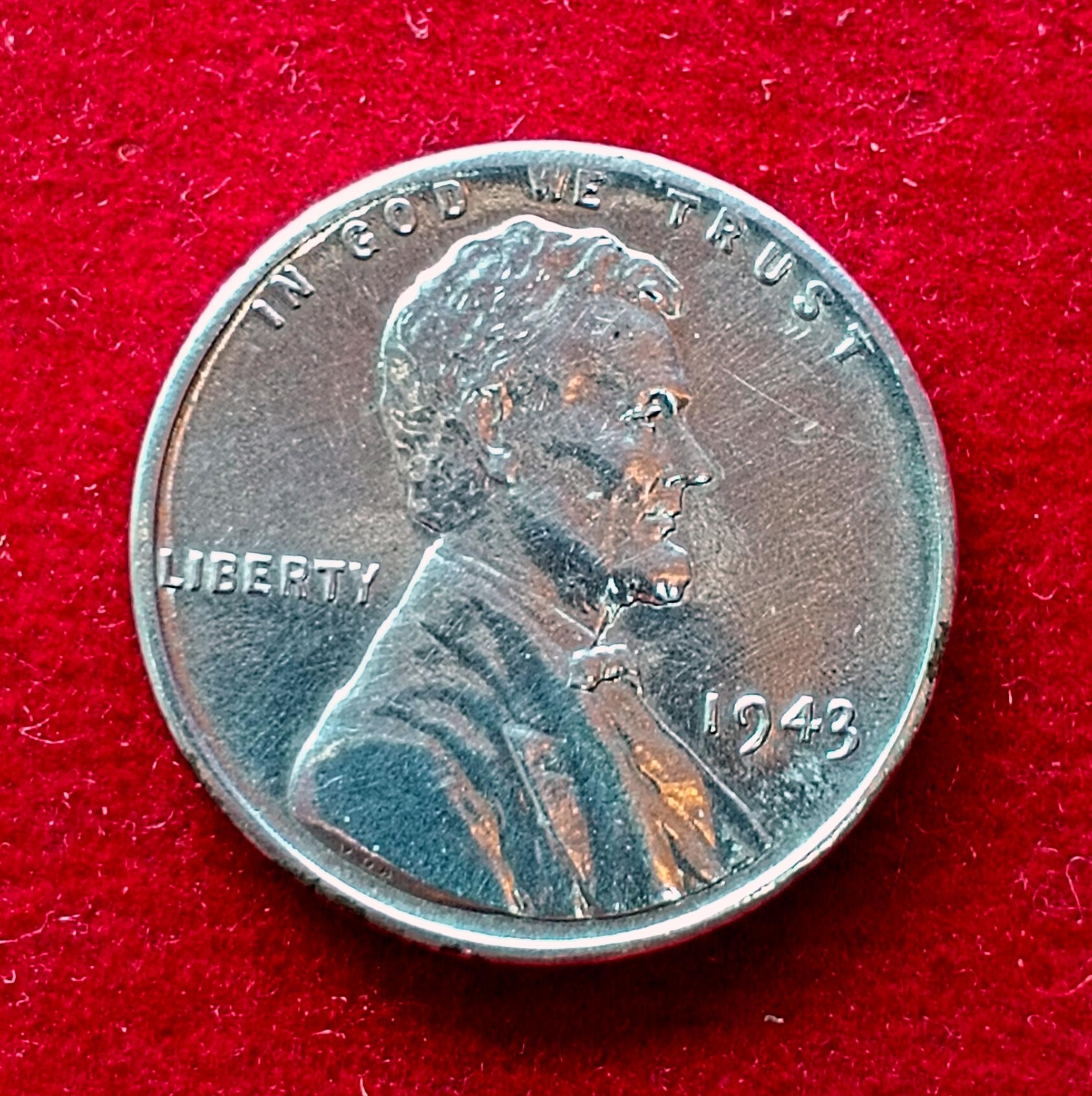 United States (USA) 1 Cent “Steel Cent” 1943 Coin