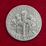 United States (USA) 1 Dime Roosevelt Dime 1966 Coin