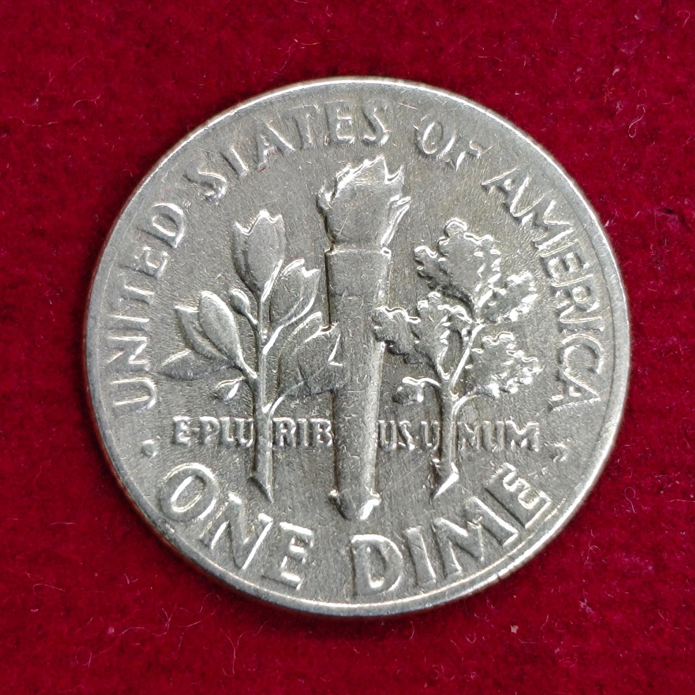 United States (USA) 1 Dime Roosevelt Dime 1966 Coin